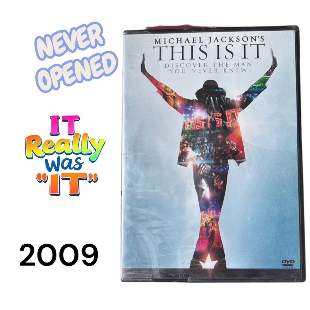 👛 ANY 2/$20) DVD MICHAEL JACKSON'S THIS IS IT NWOT Factory Sealed with Security